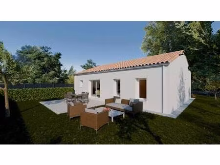 terrain avec maison neuve à vendre