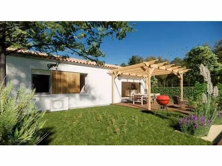 terrain avec maison neuve à vendre