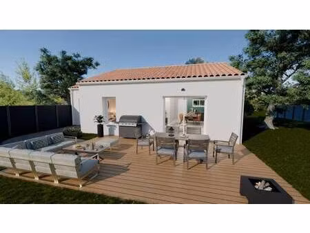 terrain avec maison neuve à vendre