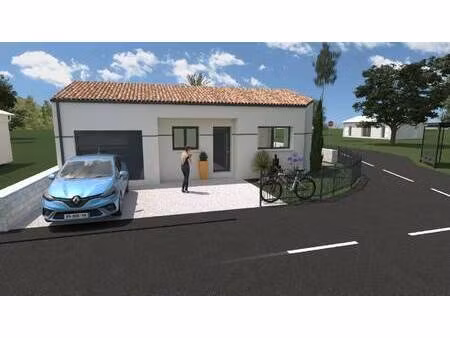 terrain avec maison neuve à vendre