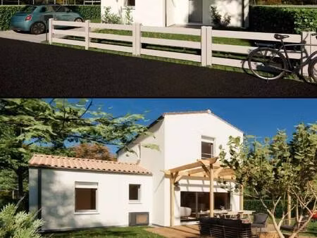 terrain avec maison neuve à vendre