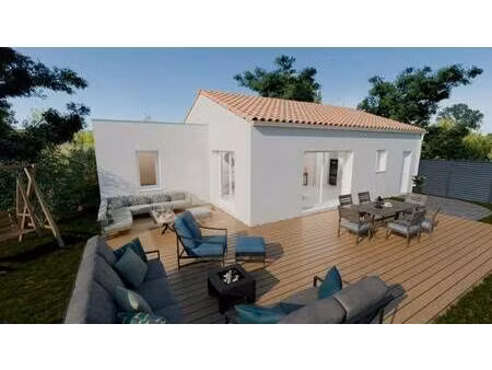 terrain avec maison neuve à vendre
