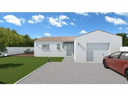 terrain avec maison neuve à vendre