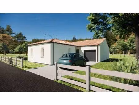 terrain avec maison neuve à vendre