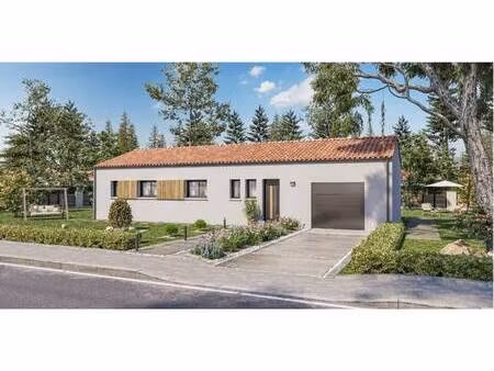 terrain avec maison neuve à vendre