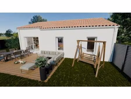 terrain avec maison neuve à vendre
