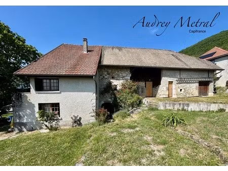 maison à vendre à ruffieux + grange 200 m² + terrain + vue dégagée