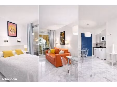 vente beau t2 avec grande terrasse sans vis à vis résidence front de mer forte rentabilité