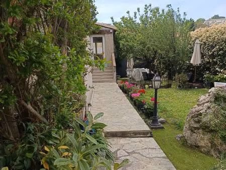 maison 130m2 avec piscine  terrain 860m2  garage-accès rapide cannes/sophia