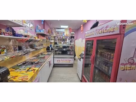 fond de commerce magasin de bonbon