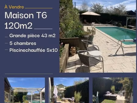 maison familiale 6 pièces 120m2