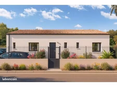 villa neuve de plain pied + terrain hors lotissement à paulhan (34230)