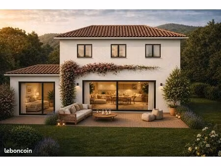 projet villa neuve à 2 pas du village