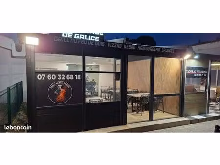 snack / restauration rapide – terrasse + pergola électrique – clé en main