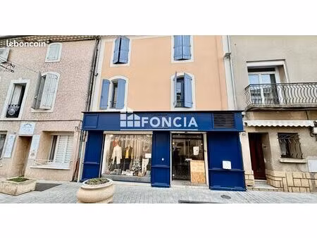 fort potentiel : commerce et habitation avec grenier aménageable – 194 m²