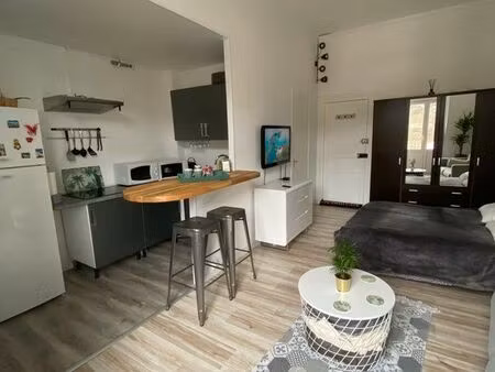 studio meublé avec balcon – royat – résidence de standing