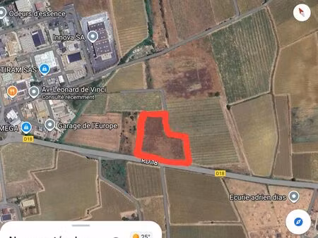 loue terrain 12000 m2