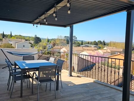 rare vigneronne à gignac 170m² rénovée – terrasse vue panoramique – garage 30m² - dpe : b