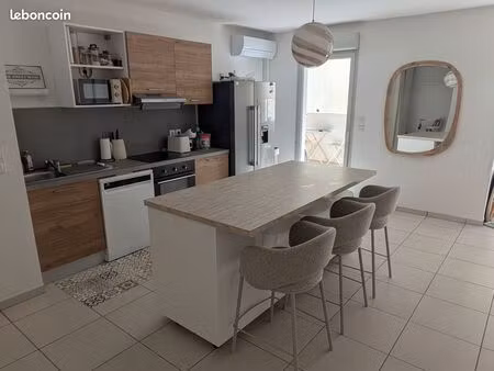 appartement t3 65 m2 2024 / jardin / terrasse / place de parking
