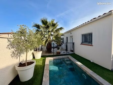 villa récente sous garantie décennale t4 + piscine + garage