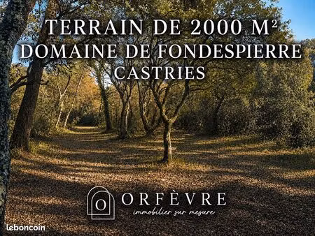 terrain 2000 m² castries