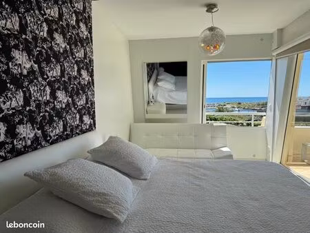 cap d’agde naturiste appartement luxe vue imprenable sur la mer
