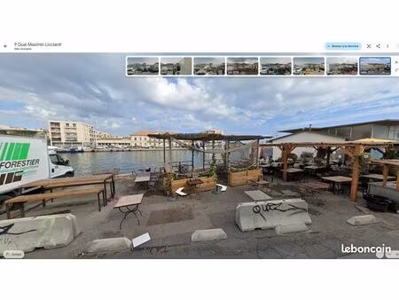 restaurant sète quai – location gérance saison 2026 – emplacement n°1 canal