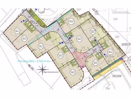 terrain 473 m² saint-erblon