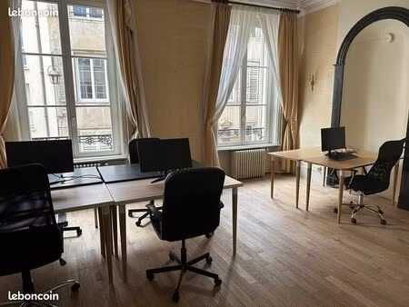 bureaux 35m² - nancy (400m de la gare) - wifi  ménage  chauffage & charges inclus