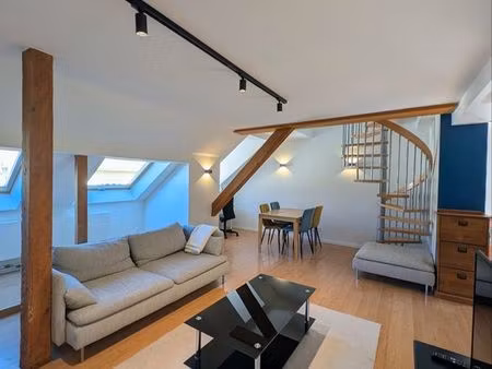 t3 meublé 75 m² (115 m² brut) en duplex — metz sablons