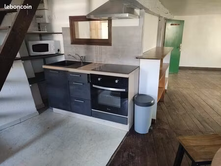 grand t1 meublé 49 m² centre issoudun – lumineux & calme – 395 hc