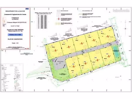 terrain 413 m² acqueville