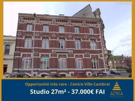 studio 1 pièce 27 m²