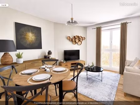 appartement 55 m² fameck