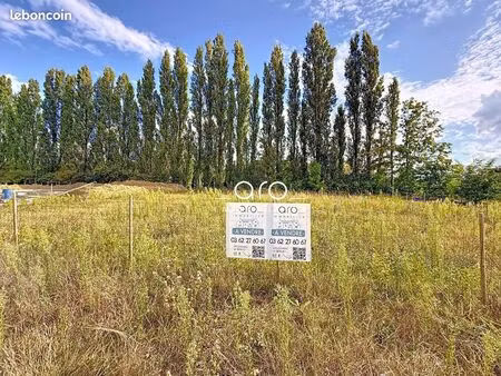 terrain 758 m² merignies 59710