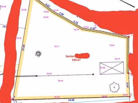 laigneville terrain 559m2 constructible