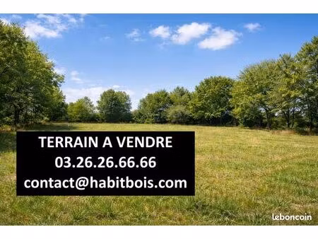 terrain 1 000 m² reims