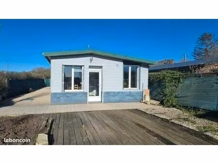 charmant chalet de 56 m² avec vue imprenable sur l'étang - lécluse