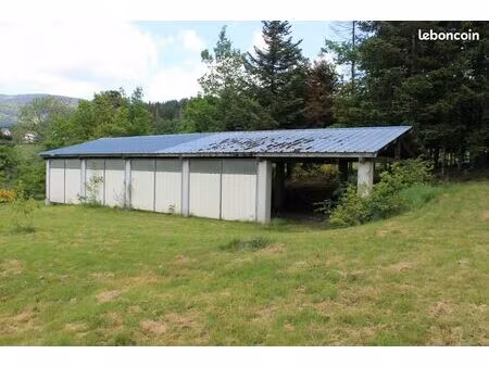 hangar et terrain