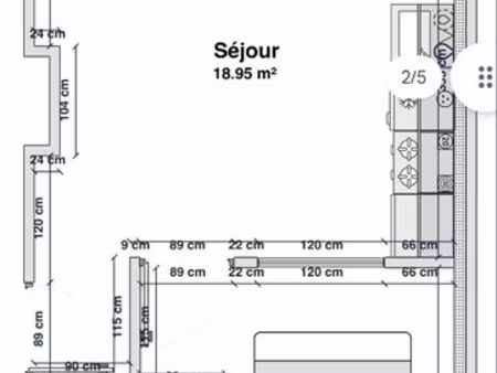 appartement t1 bis