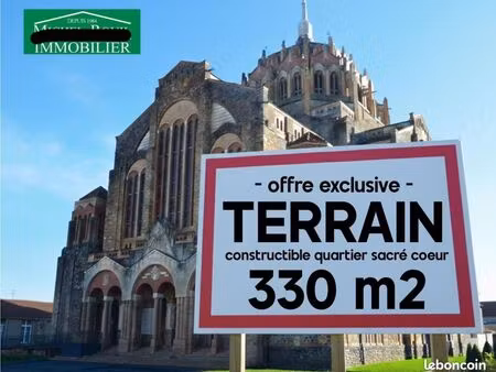 terrain 330 m² cholet