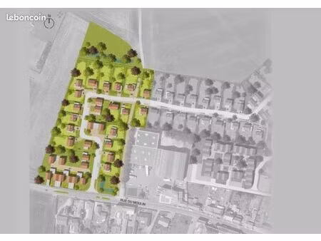 terrain 406 m² mons en pevele