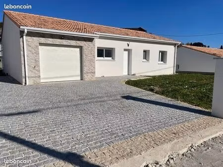 maison neuve plain-pied 110 m2 avec garage et jardin - frais noteire réduit l