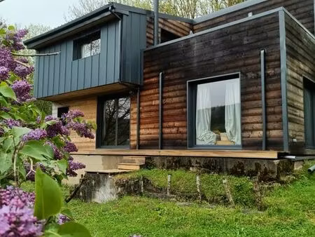 maison ossature bois village au calme