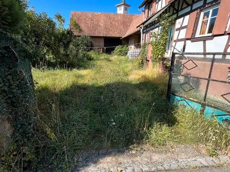 vend maison alsacienne avec une grange