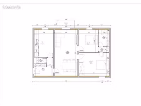 appartement t3 - 71m² avec balcon et garage - disponible juin 2026