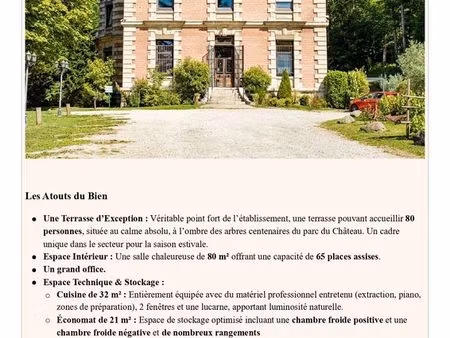 fond de commerce restaurant