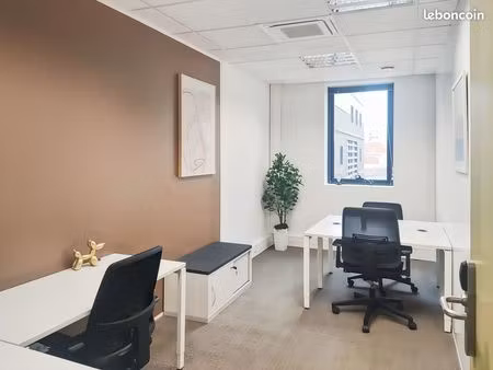 bureau privé à louer pour 5 personnes à reims  clairmarais