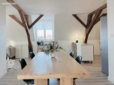appartement 3 pièces 65m2 traversant