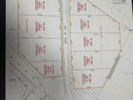 terrain 699 m² ervillers